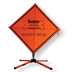 Bone Premium Mesh Roll Up Sign