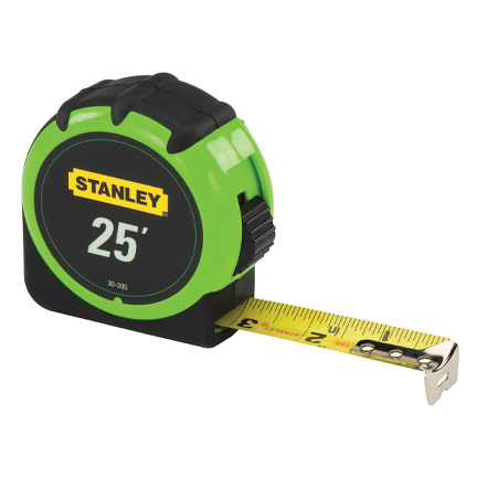 STANLEY HI-VIS TAPE MEASURE